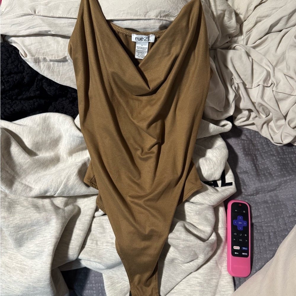 Rue21 Brown Bodysuit
